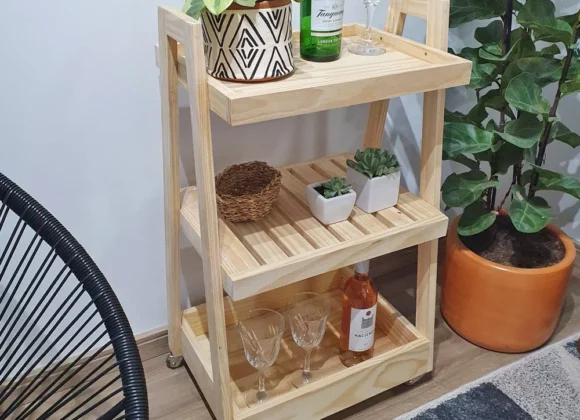 Carrinho Bar: elegância e praticidade nas festas em casa