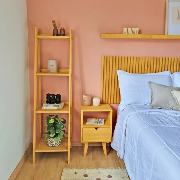 Mesas de cabeceira de madeira: funcionalidade com estilo